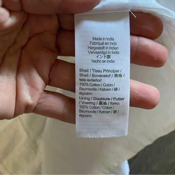 J.Crew Smocked Puff Sleeve Midi Dress Lined Cottagecore Ruffle Hem Size 2X - Picture 9 of 11